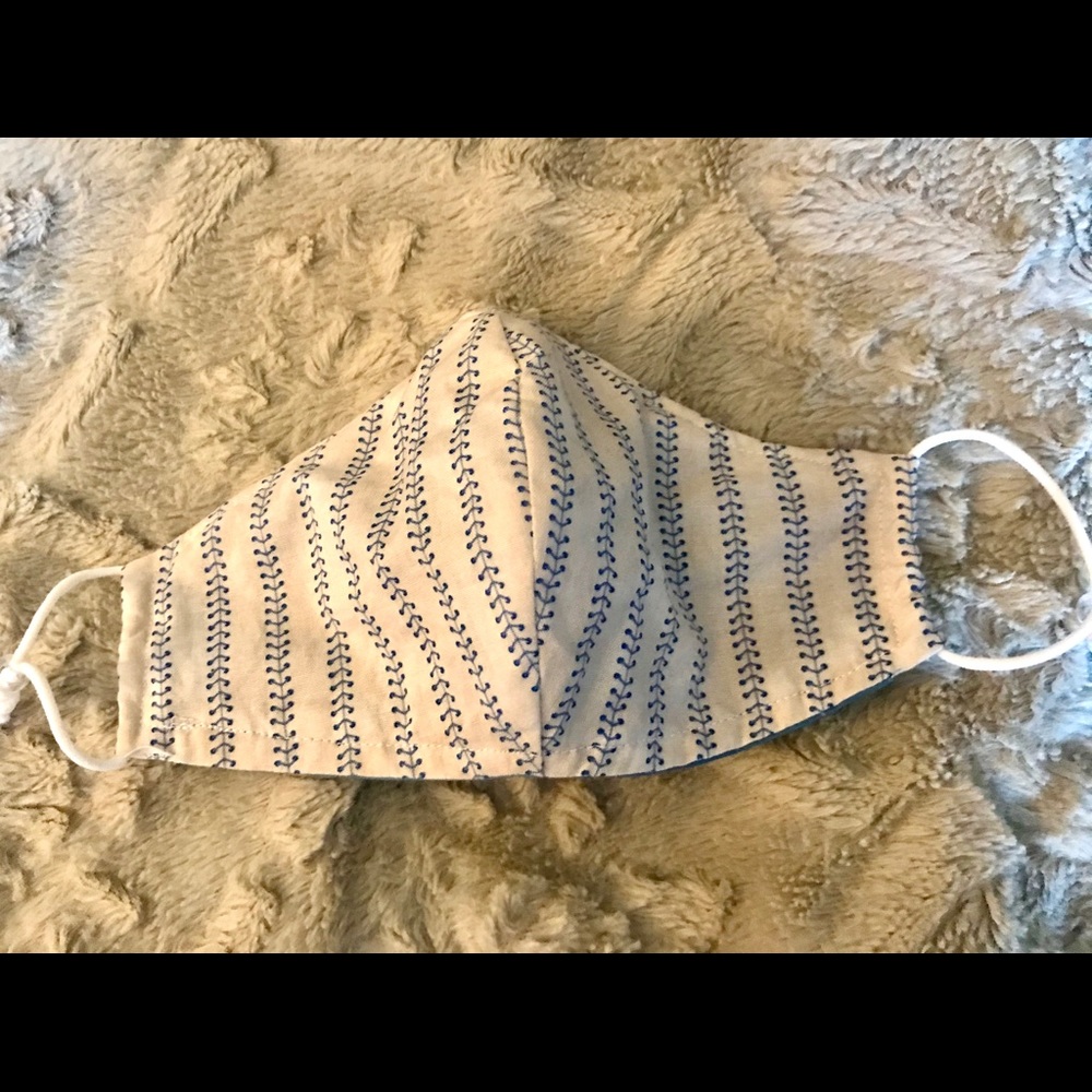 Adult baseball stitching cotton mask